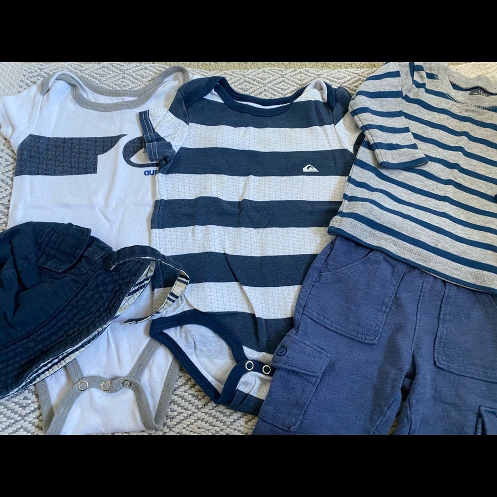 Quiksilver Baby “Blue” 5pc lot